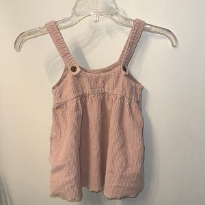 Zara pink corduroy jumper.